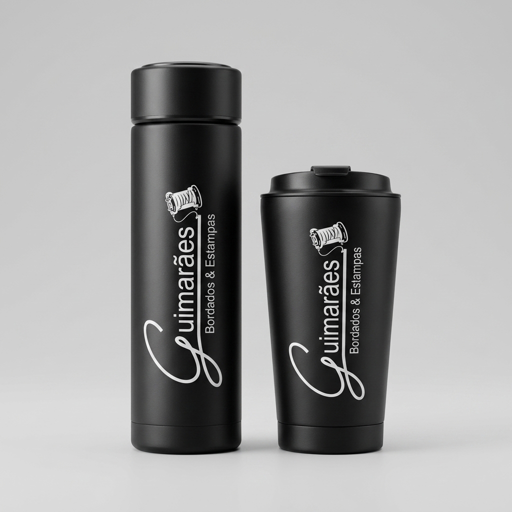 DTF UV para copos e garrafas personalizados em BH
